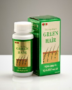 VIÊN UỐNG DƯỠNG TÓC GREEN HAIR
